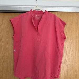 Figs Dessert Rose Rafaela Oversized Scrub Top